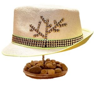 🌳Lime Green Funky Fun Fedora🎩